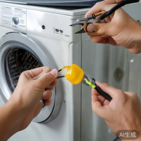 三洋洗衣机售后服务部电话号码介绍←美的洗衣机黄色卡环掉落怎么办？快速解决技巧分享