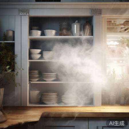 微开柜门除湿气