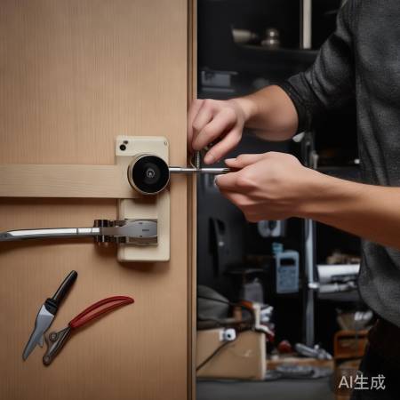 安装飞利浦智能锁,工具准备齐全