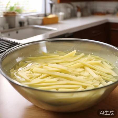 土豆条泡水除粘连