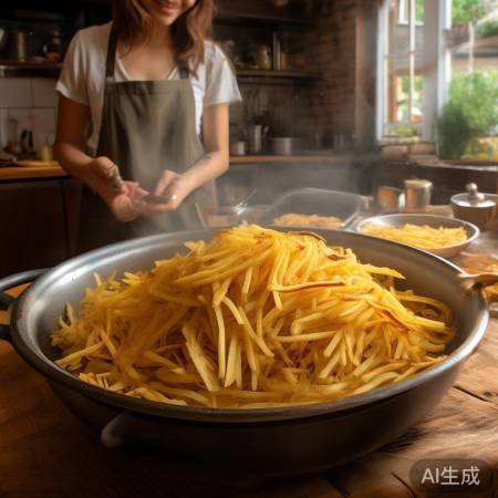 土豆条不粘连，分享美味土豆条