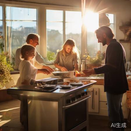 太阳能环保灶具,生活气息浓