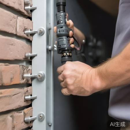 膨胀螺丝固定保险柜