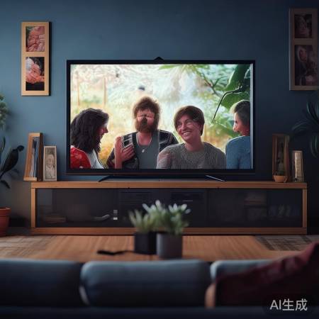 电视显示话题结束，下周再见！