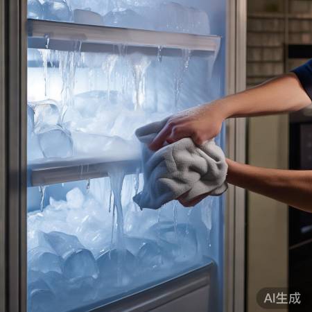 温水化冰,毛巾加速