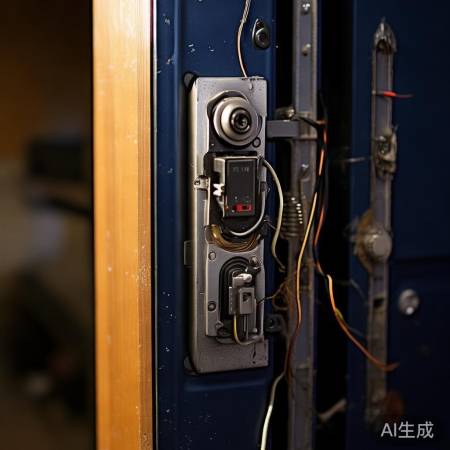 检查指纹锁连接线