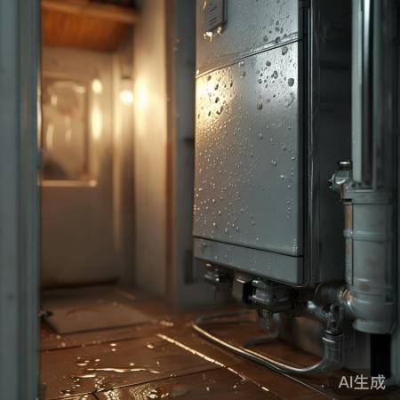 壁挂炉雨中滴水两种原因