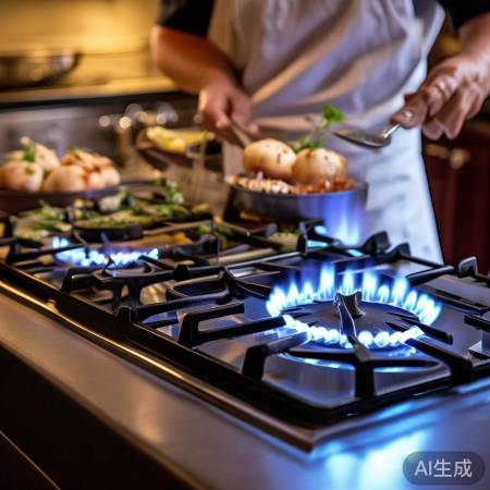 燃气灶烹饪佳肴佳。
