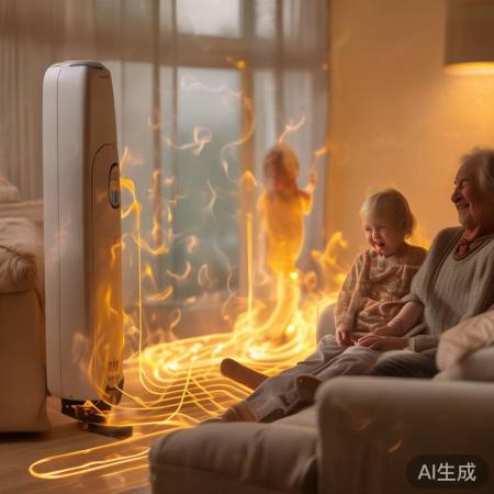 循环空气加热，温暖舒适