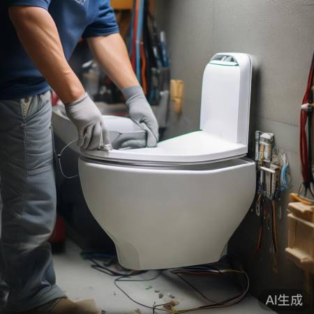 壁挂马桶电线隐藏步骤