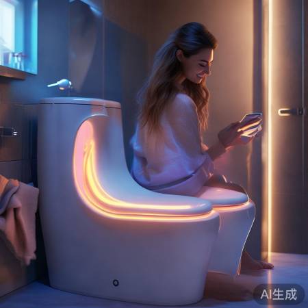 智能马桶引老婆痴迷