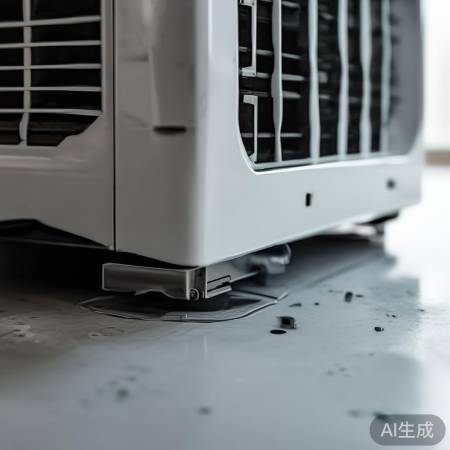 空调底部的排水口