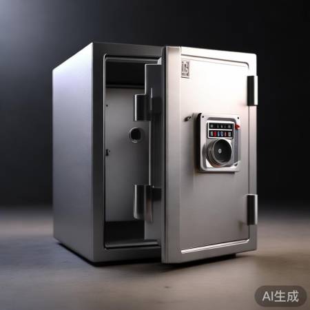关闭并锁定保险柜