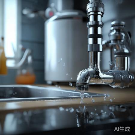检查水管裂痕原因