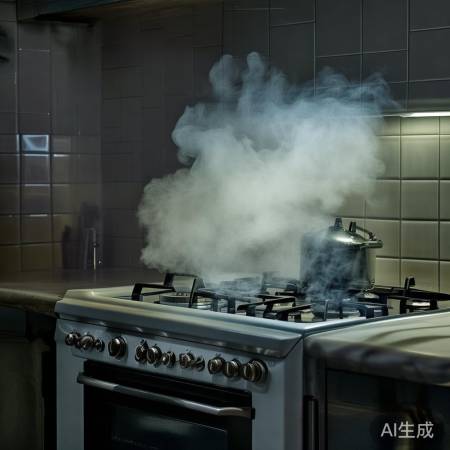 燃气灶异味环绕