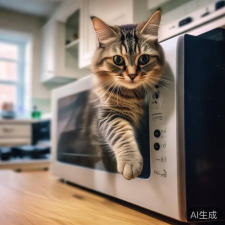猫咪误操作，家电成诱惑