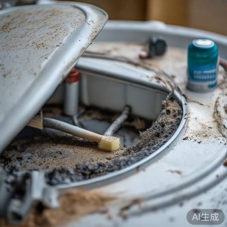 热水器盖板清理提示