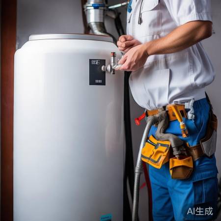 拧螺丝检查，热水器接水成功