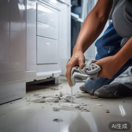 清洁洗衣机插口与接地线