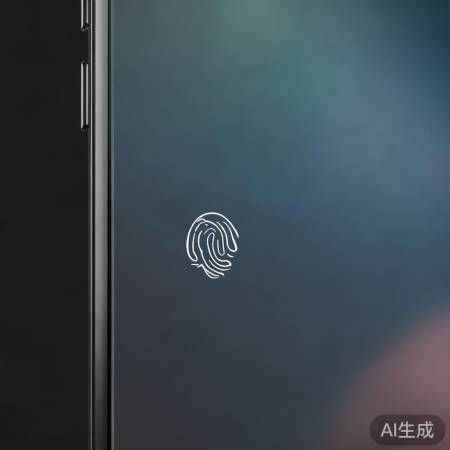 指纹图标解锁界面