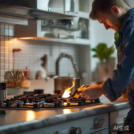 描述燃气灶问题，助师傅快速定位