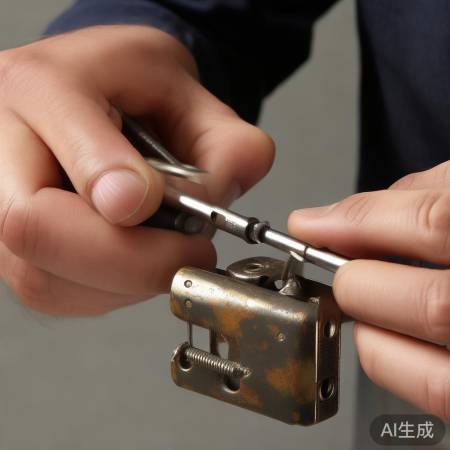 拆锁简单,螺丝刀搞定
