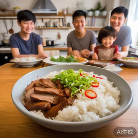 简单冰箱猪肉盖饭