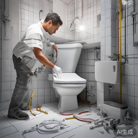 装修前,与师傅沟通排线布局