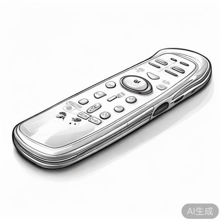 检查并完善遥控器简笔画