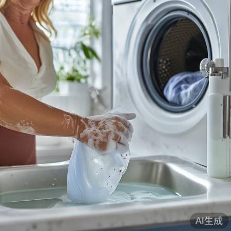 洗衣小技巧:先搓洗再洗,加白醋