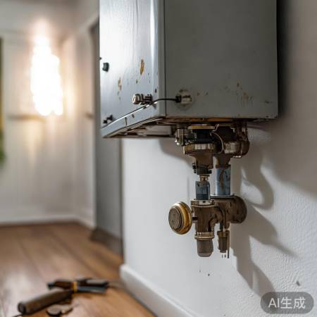 壁挂炉噪音大,检查管道阀门
