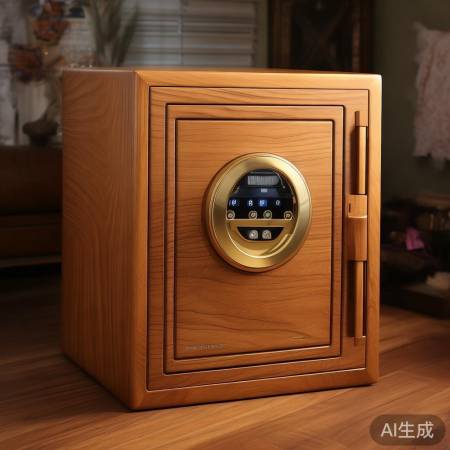 实木保险柜,防潮耐用,安全美观