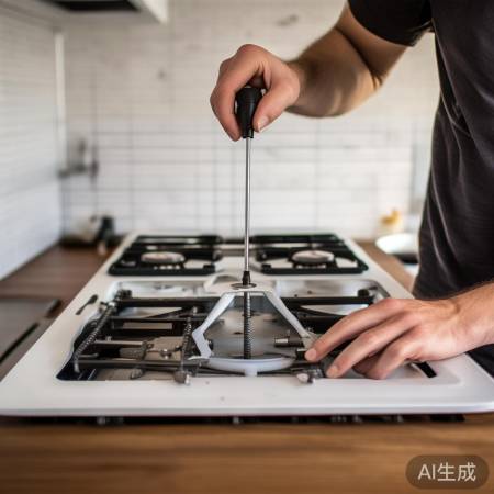 揭开灶头螺丝，解谜取灶