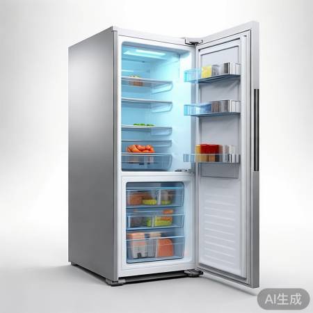 冰箱冷冻室在下,保冷佳