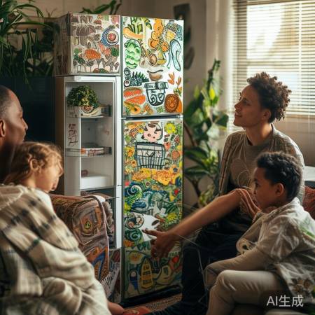 美的（Midea）冰箱厂客服专线交流√冰箱废品图案揭秘：家居环保新潮流