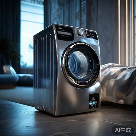 高端洗衣机，AI智能，优雅高贵
