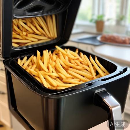空气炸锅，食物勿密集