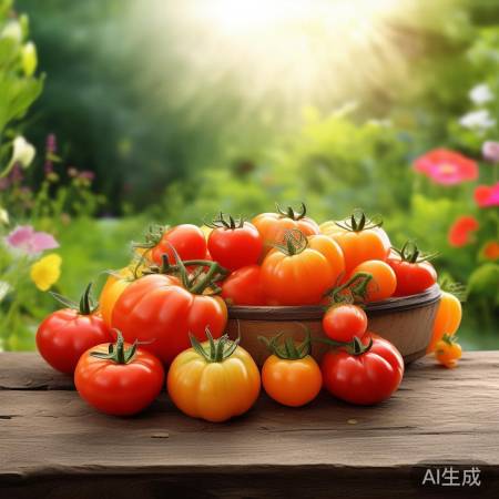 西红柿保鲜，夏美好