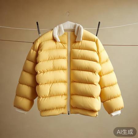 “羽绒服自然晾干”