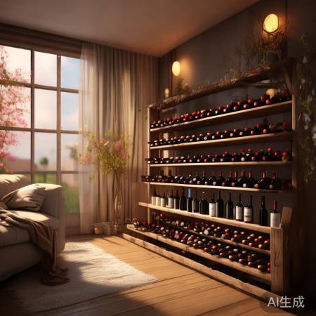 “红酒架小技巧,下期见!”