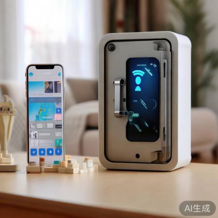 乐高保险柜连WiFi，远程监控