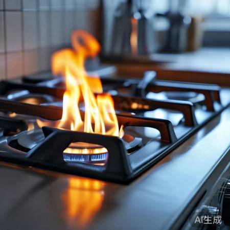 燃气灶清洁，火焰更稳定