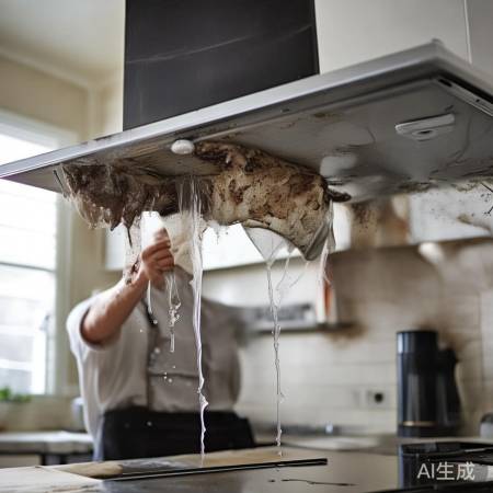 抽油烟机内部清洁法