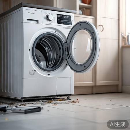 洗衣机噪音大,检查螺丝或轴承