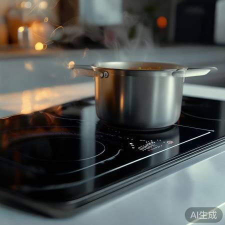无烟灶带电火力旺，定时省心