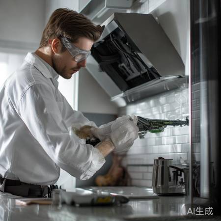 佳居乐油烟机维修攻略讲解♛顶吸油烟机安装率：家居生活新选择