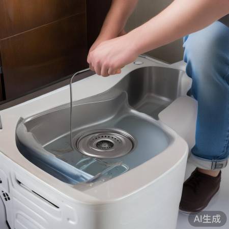 洗衣机不转?检查排水管!